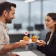 dekoracja na dzien kobiet pikery ba muffinki babeczki 8 marca gerbery 6 szt