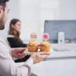 dekoracja na dzien kobiet pikery ba muffinki babeczki 8 marca gerbery 6 szt