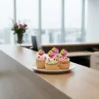 dekoracja na dzien kobiet pikery na babeczki muffinki kolorowe gerbery 6 szt