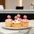 dekoracja na dzien kobiet pikery na babeczki muffinki kolorowe gerbery 6 szt