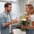 dekoracja na dzien kobiet pikery na babeczki muffinki kolorowe gerbery 6 szt