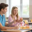dekoracja na dzien kobiet pikery na babeczki muffinki kolorowe gerbery 6 szt