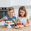 dekoracja na dzien matki urodziny pikery na babeczki dla mamy czerwone roze 6 szt