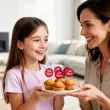 dekoracja na dzien matki urodziny pikery na babeczki dla mamy czerwone roze 6 szt