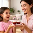 dekoracja na dzien matki urodziny pikery na babeczki mama i tulpiany 6 szt