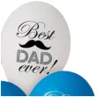 dekoracja na dzien ojca 23 czerwca balony pastelowe best dad ever do girland 12 5 szt