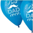 dekoracja na dzien ojca 23 czerwca balony pastelowe best dad ever do girland 12 5 szt