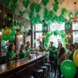 dekoracja na dzien swietego patryka balony zielone lateksowe pastel 10 zestaw 80 szt