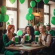 dekoracja na dzien swietego patryka balony zielone lateksowe pastel 10 zestaw 80 szt