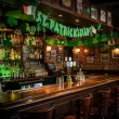 dekoracja na dzien swietego patryka baner girlanda papierowa st patricks day flaga irlandii