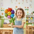 dekoracja na dzien wiosny dzien dziecka balon foliowy teczowy kwiatek do przedszkola 15 shp