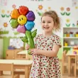 dekoracja na dzien wiosny dzien dziecka balon foliowy teczowy kwiatek do przedszkola 15 shp