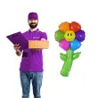dekoracja na dzien wiosny dzien dziecka balon foliowy teczowy kwiatek do przedszkola 15 shp