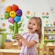 dekoracja na dzien wiosny dzien dziecka balon foliowy teczowy kwiatek godan 15 shp