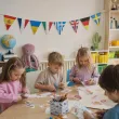 dekoracja na europejski dzien jezykow baner flagi girlanda papierowa do szkoly 3 6 m