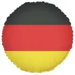 dekoracja na europejski dzien jezykow mecz balon foliowy flaga niemcy 18 rnd