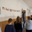 dekoracja na europejski dzien jezykow obcych baner flagi girlanda papierowa do szkoly 3 m