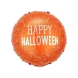 dekoracja na halloweeen balon foliowy czaszka i straszna dynia pajeczyny czarny 18 rnd