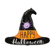 dekoracja na halloweeen balon foliowy kapelusz czarownicy czarny do girlandy 22 shp