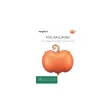 dekoracja na halloweem balon foliowy dynia pomaranczowa 32 shp