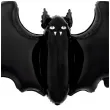 dekoracja na halloween andrzejki balon foliowy xl nietoperz czarny 39 shp