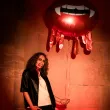dekoracja na halloween balon foliowy krwawiace usta wampir wampirzyca 42 1 shp