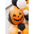 dekoracja na halloween balon foliowy straszna dynia pomaranczowo czarna 29 5 shp