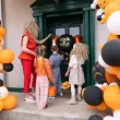 dekoracja na halloween balon foliowy xl cukierek albo psikus trick or treat 63 4 shp