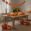 dekoracja na halloween baner girlanda papierowa dynie do powieszenia 3 6 m