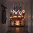 dekoracja na halloween dia de los murtos swiderki wiszace czaszki swieto zmarlych meksyk x6