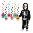 dekoracja na halloween dia de los murtos swiderki wiszace czaszki swieto zmarlych meksyk x6