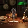 dekoracja na halloween drewniana figurka kosciotrup do postawienia 15 cm