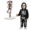 dekoracja na halloween drewniana figurka kosciotrup do postawienia 15 cm