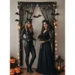 dekoracja na halloween kurtyna na drzwi classic czarna 250x90 cm
