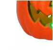dekoracja na halloween lampka led straszna dynia pomaranczowa 20 cm