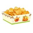 dekoracja na halloween papierowe pudelka na chipsy i przekaski swieto dyni 4 szt