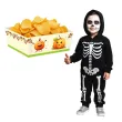 dekoracja na halloween papierowe pudelka na chipsy i przekaski swieto dyni 4 szt
