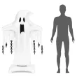 dekoracja na halloween stojacy balon foliowy xl duch duszek zjawa 77 2 awk