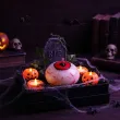 dekoracja na halloween swieczka krwawe oko plywajace partydeco 40 mm