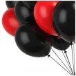 dekoracja na halloween zestaw balonow czarnych i czerwonych 10 20 szt