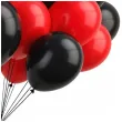 dekoracja na halloween zestaw balonow czarnych i czerwonych 10 20 szt