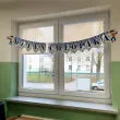 dekoracja na klasowy dzien chlopaka baner do klasy szkoly ozdoba sali lekcyjnej napis super bohater
