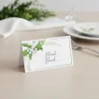 dekoracja na komune chrzest wesele wizytowki na stol winietki konwalie 5x8 cm x10