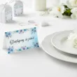 dekoracja na komunie chrzest wizytowki na stol winietki chlopiec dziekujemy 10 szt