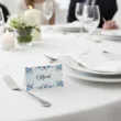 dekoracja na komunie chrzest wizytowki na stol winietki chlopiec w albie personalizacja x5