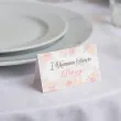 dekoracja na komunie chrzest wizytowki na stol winietki dziewczynka w albie personalizacja