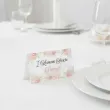 dekoracja na komunie chrzest wizytowki na stol winietki dziewczynka w albie personalizacja