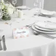 dekoracja na komunie chrzest wizytowki na stol winietki dziewczynka w albie personalizacja