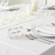 dekoracja na komunie chrzest wizytowki na stol winietki dziewczynka w albie personalizacja