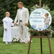 dekoracja na komunie drewniana tablica powitalna chlopiec w albie personalizacja 39 5 cm